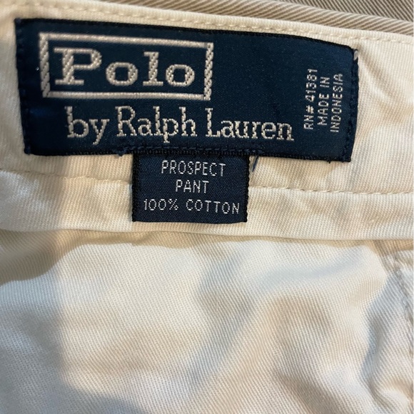 Polo Ralph Lauren Prospect Khaki Pants 32 Waist Men’s Casual Everyday Tan Chino - Picture 6 of 10
